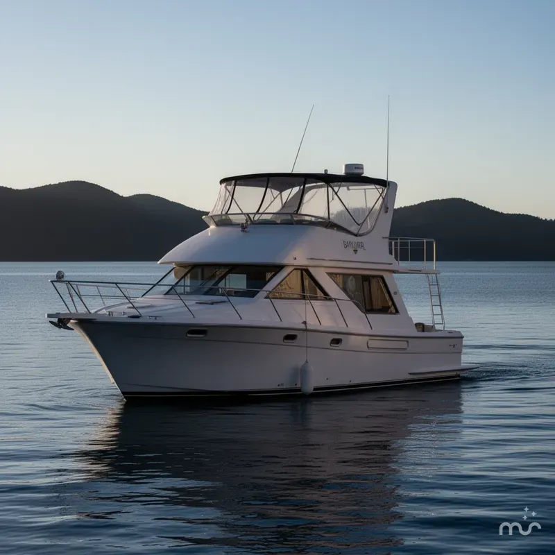 Slide: The Image of Bayliner 3988 Command Bridge Motoryacht 2002 - 2