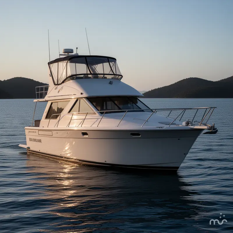 Slide: The Image of Bayliner 3988 Command Bridge Motoryacht 2002 - 3