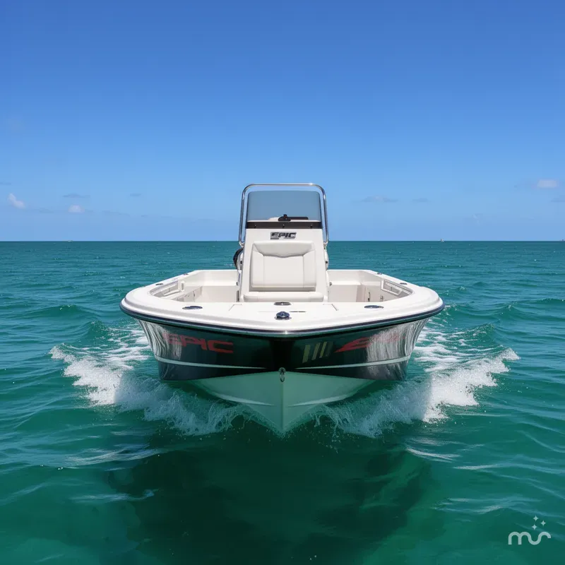 Slide: The Image of Epic 22SC Bay Boat 2015 - 2
