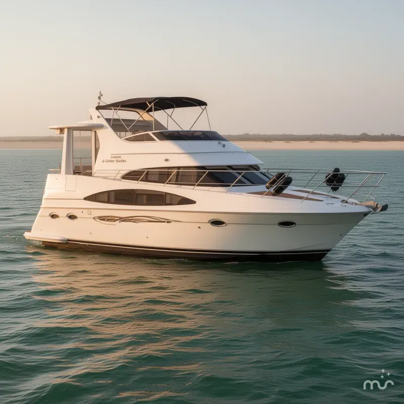 Slide: The Image of Carver Yachts 396 Aft Cabin Motor Yacht 2002 - 0