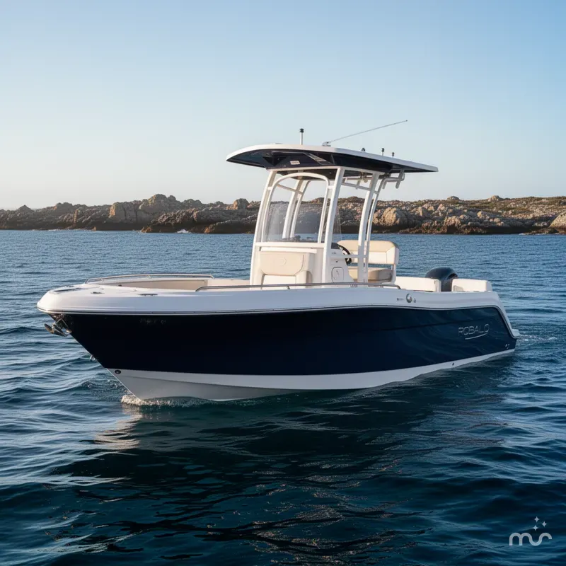 Slide: The Image of Robalo R222 Center Console 2026 - 2