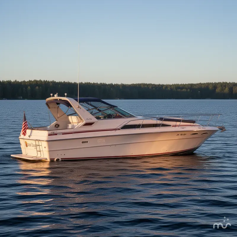 Slide: The Image of Sea Ray 340 Sundancer 1986 - 2