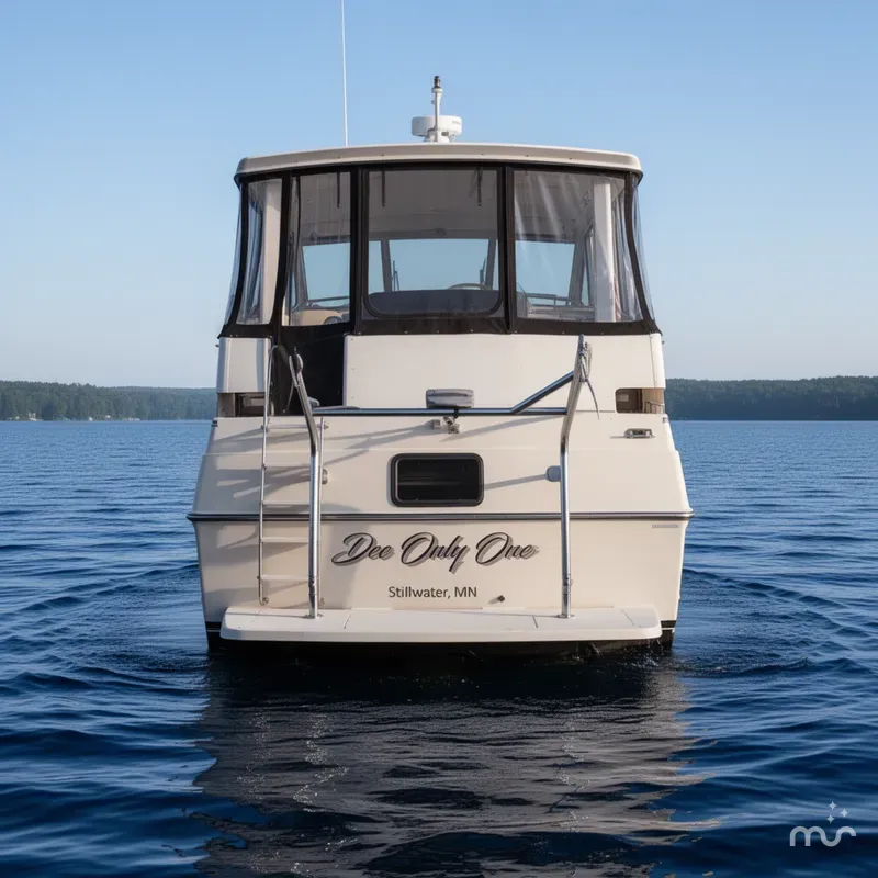 Slide: The Image of Carver Yachts 33 Aft Cabin Motor Yacht 1991 - 1