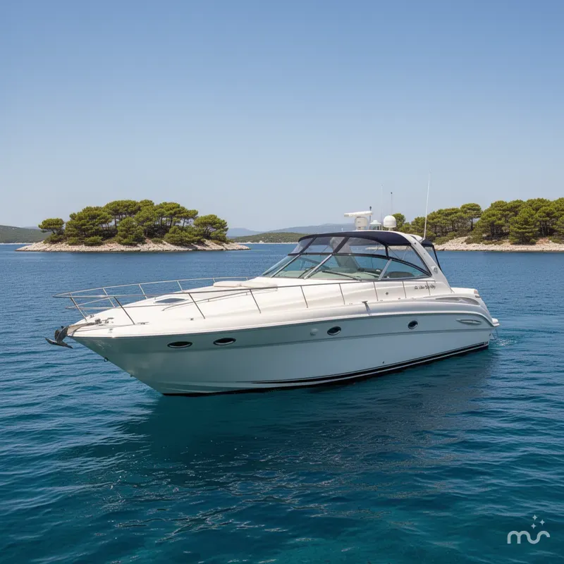 Slide: The Image of Sea Ray Sundancer 460 2000 - 2