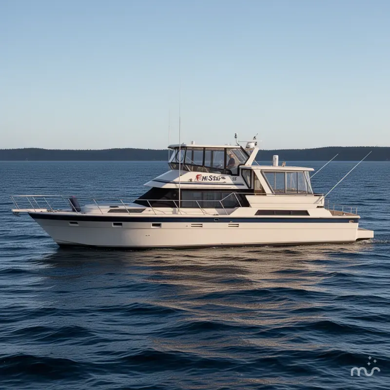 Slide: The Image of Hi-Star 55 Pilothouse 1989 - 2