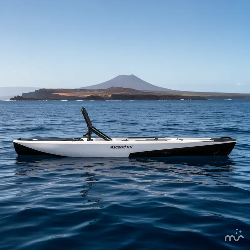 Slide: The Image of Ascend 10T Sit-On - White-Black 2022 - 2