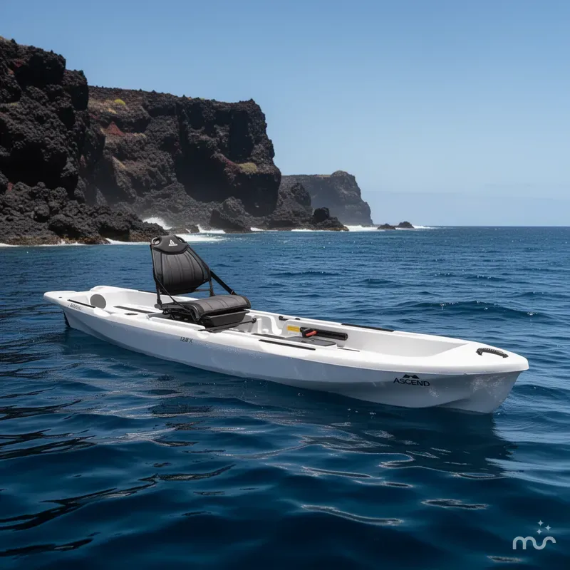 Slide: The Image of Ascend 128X Yak-Power Sit-On - White/Black 2022 - 2