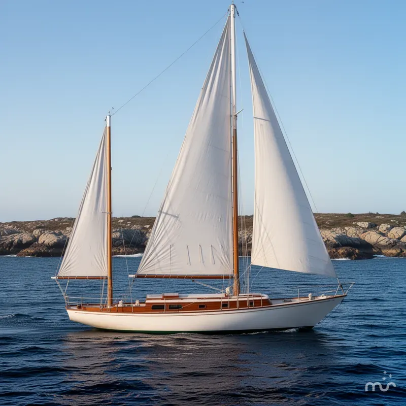 Slide: The Image of Little Harbor sailboat 1971 - 2