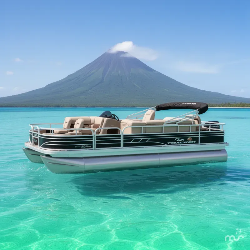 Slide: The Image of Sun Tracker Fishin' Barge 20 DLX 2023 - 2