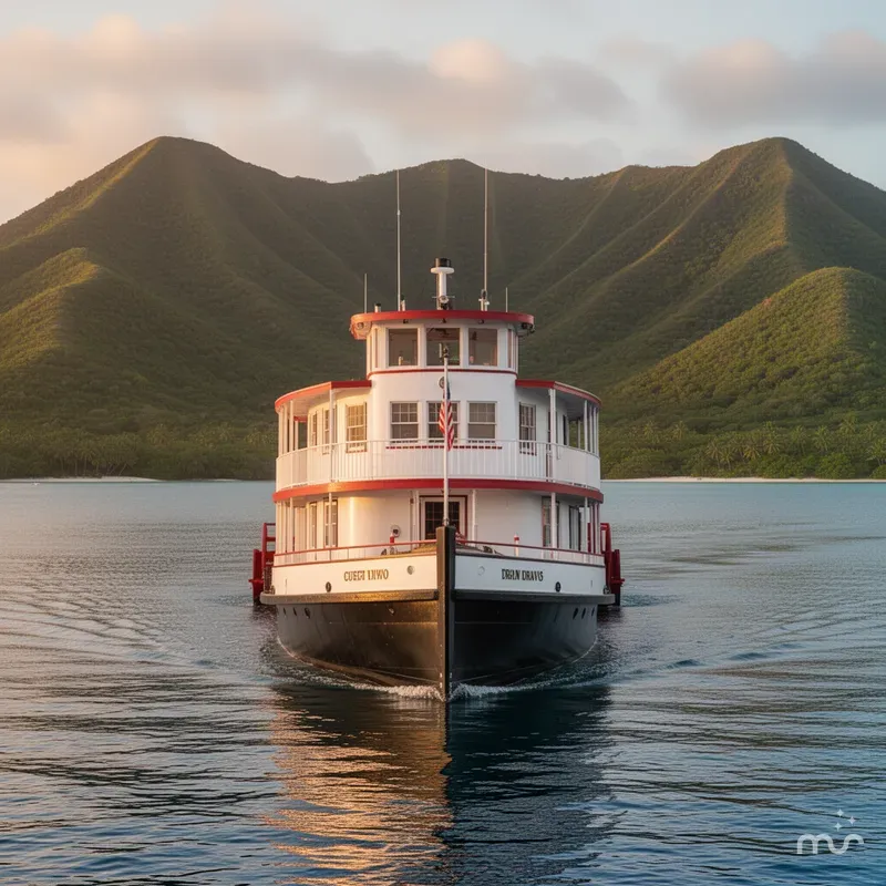 Slide: The Image of Custom Dravo Sternwheeler 1936 - 1