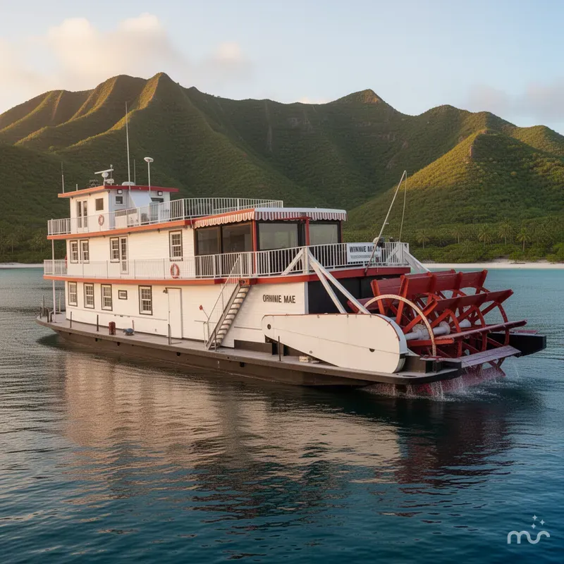 Slide: The Image of Custom Dravo Sternwheeler 1936 - 2