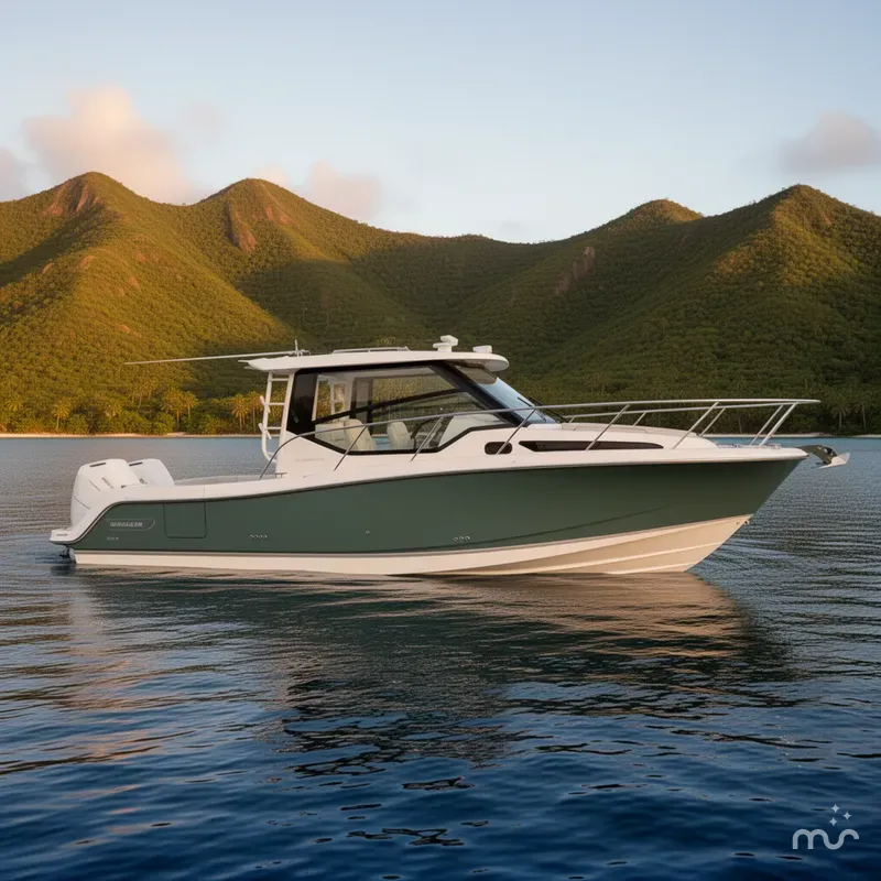 Slide: The Image of Boston Whaler 325 Conquest 2025 - 2