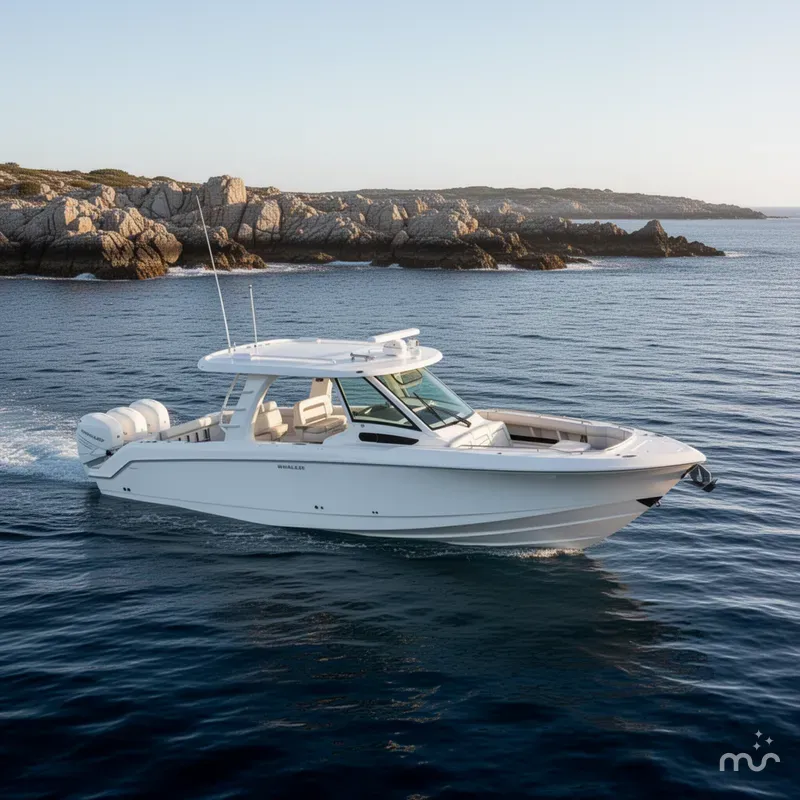 Slide: The Image of Boston Whaler 350 Realm 2026 - 2