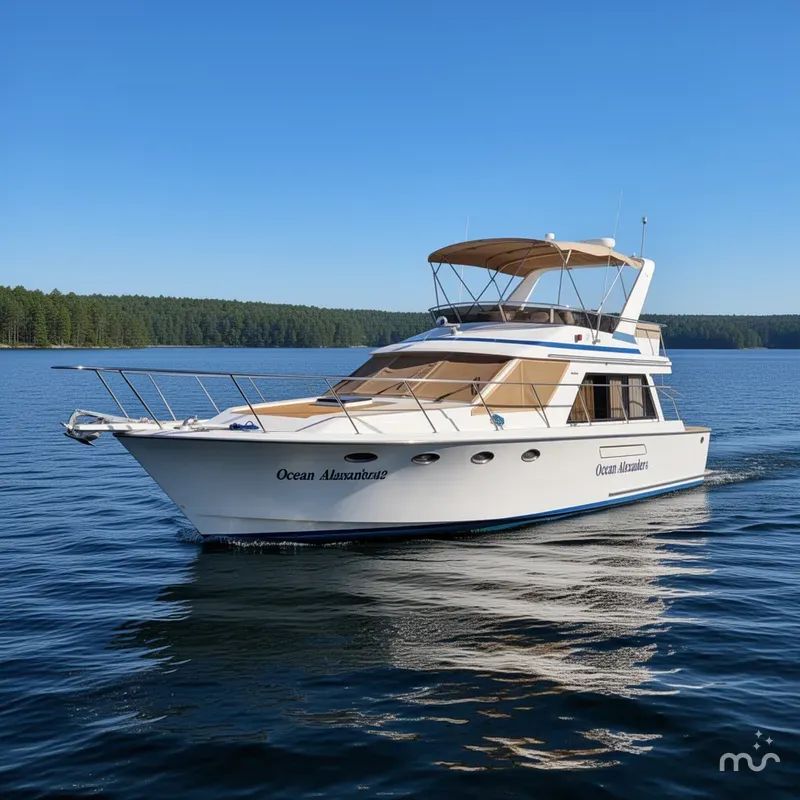 Slide: The Image of Ocean Alexander 42 Sedan 1988 - 1