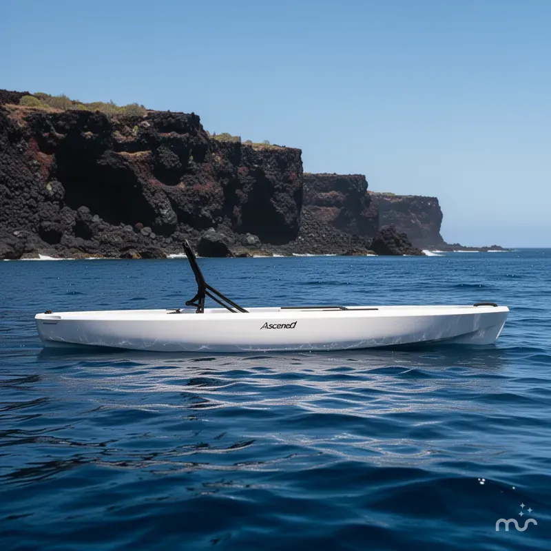 Slide: The Image of Ascend 10T Sit-On - White-Black 2022 - 2