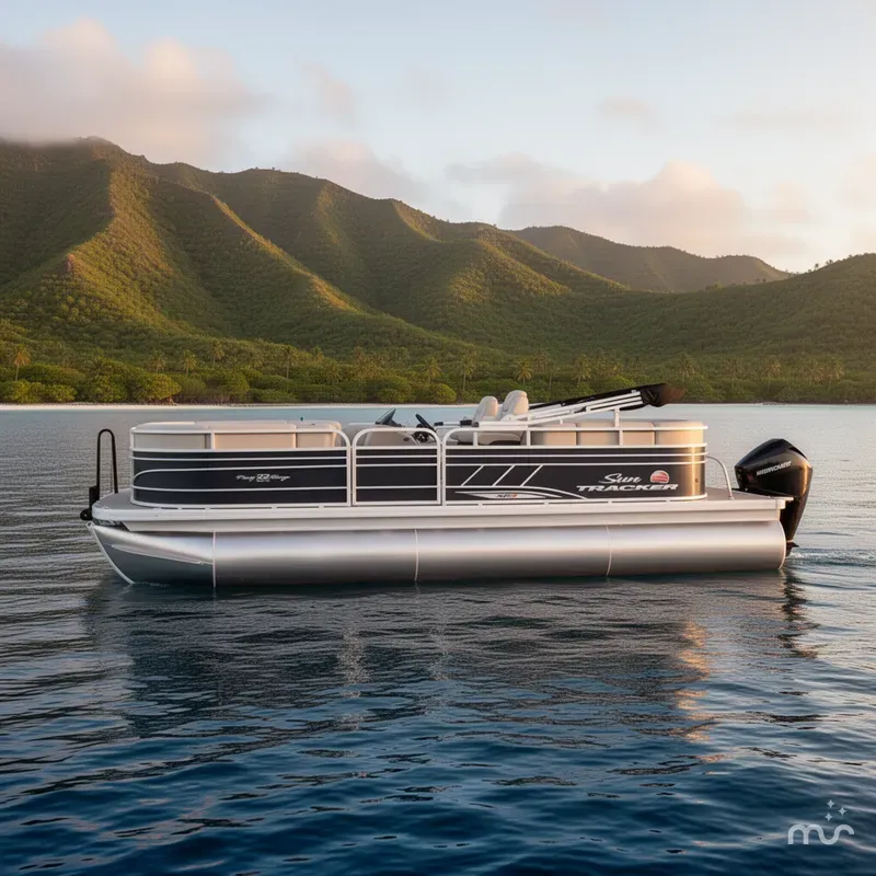 Slide: The Image of Sun Tracker Party Barge 22 XP3 2023 - 2