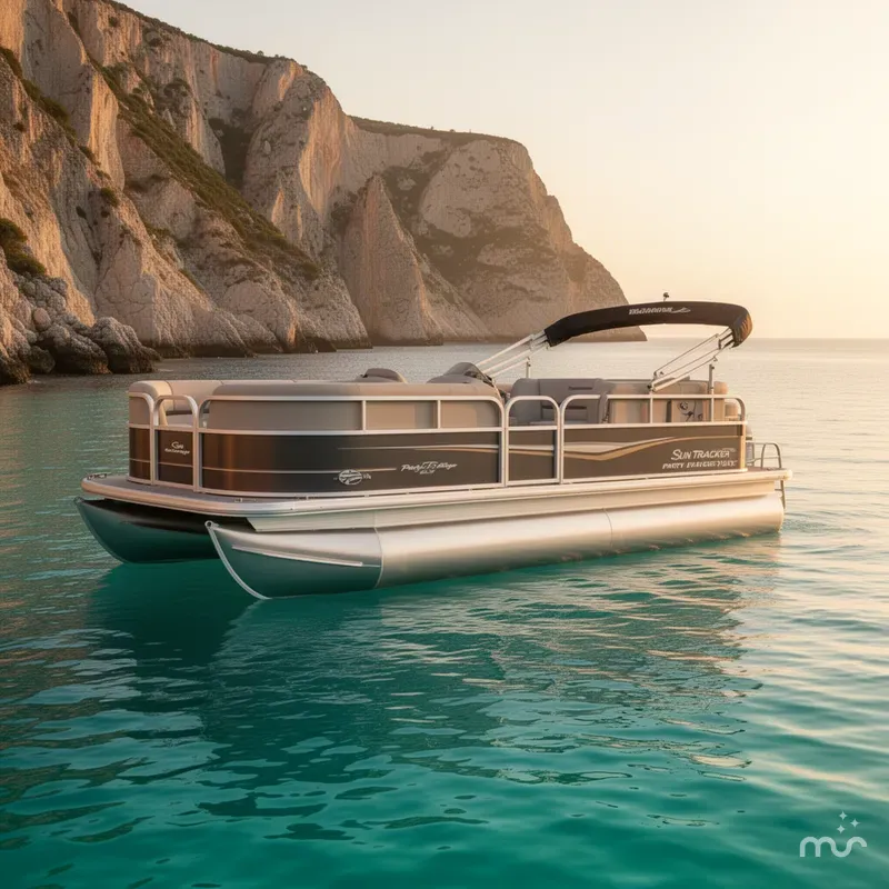 The Image of Sun Tracker Party Barge 18 DLX 2023 - 0