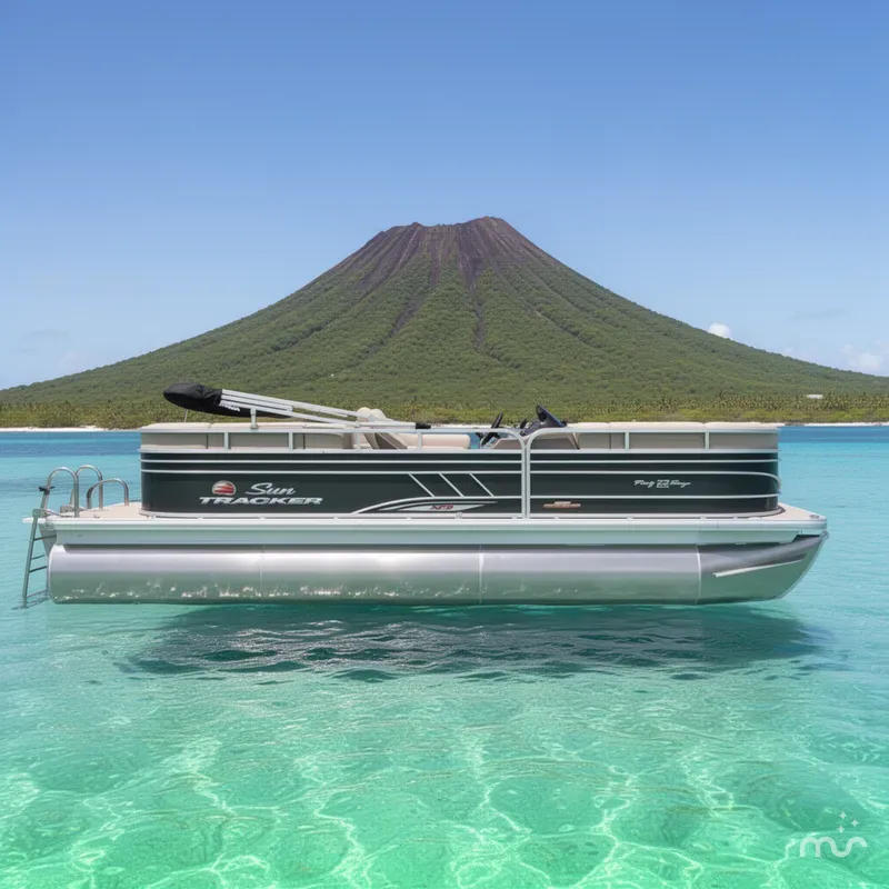 Slide: The Image of Sun Tracker Party Barge 22 RF XP3 2023 - 2