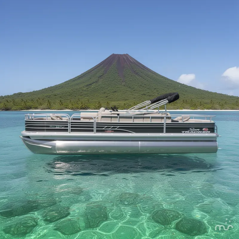 Slide: The Image of Sun Tracker Fishin' Barge 22 DLX 2023 - 2