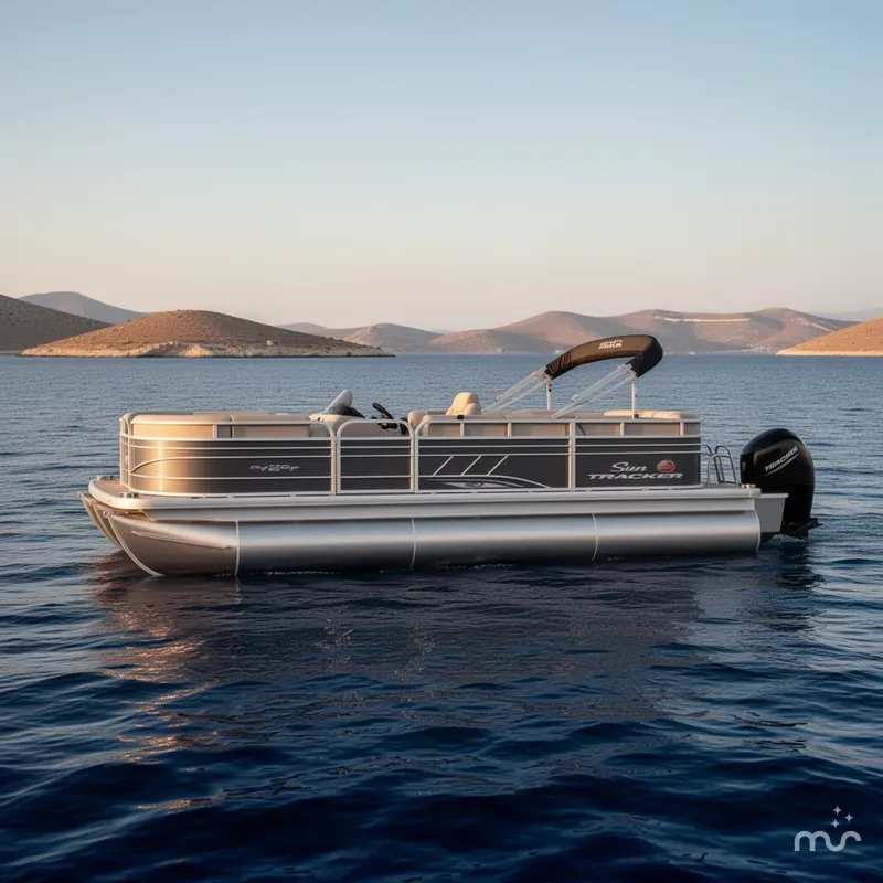Slide: The Image of Sun Tracker Party Barge 22 RF XP3 2023 - 2