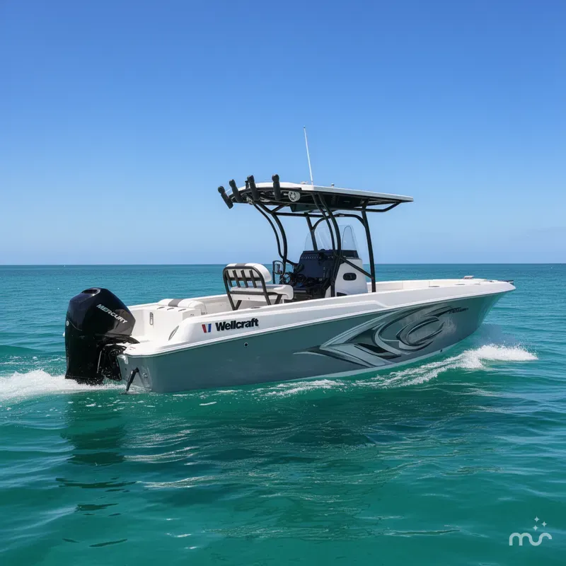 Slide: The Image of Wellcraft 222 Fisherman 2023 - 0