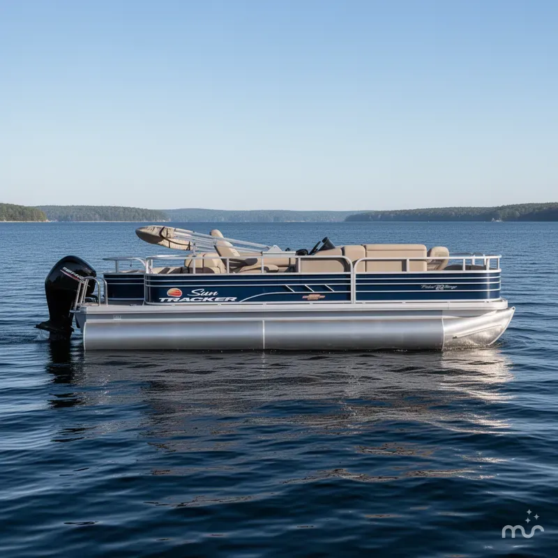Slide: The Image of Sun Tracker Fishin' Barge 20 DLX 2023 - 0