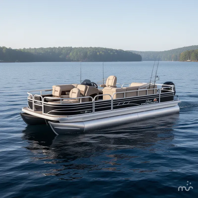 Slide: The Image of Sun Tracker Fishin' Barge 20 DLX 2023 - 1