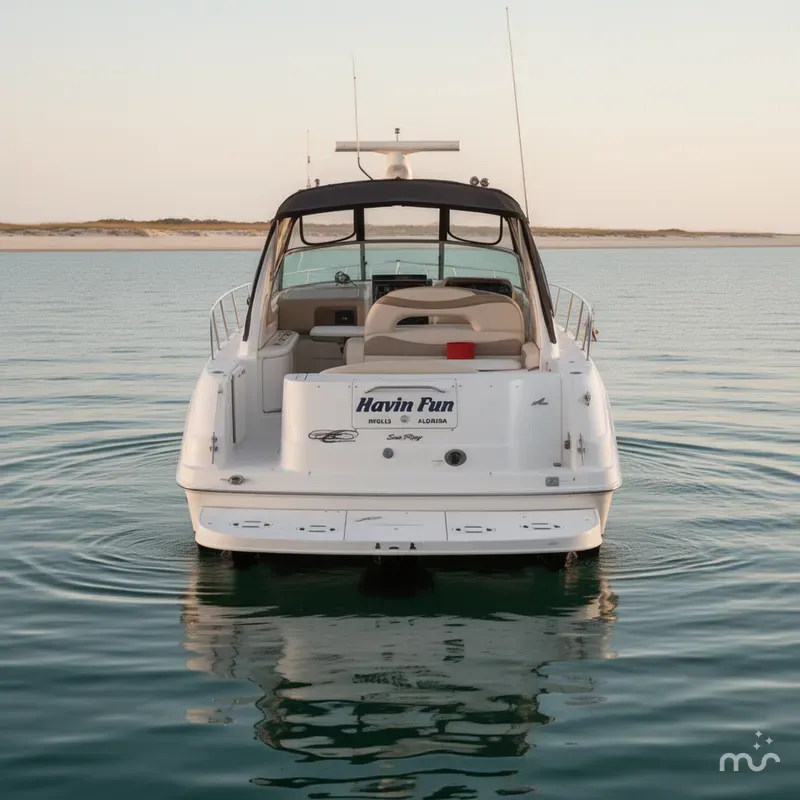 Slide: The Image of Sea Ray 410 Express Cruiser 1999 - 1