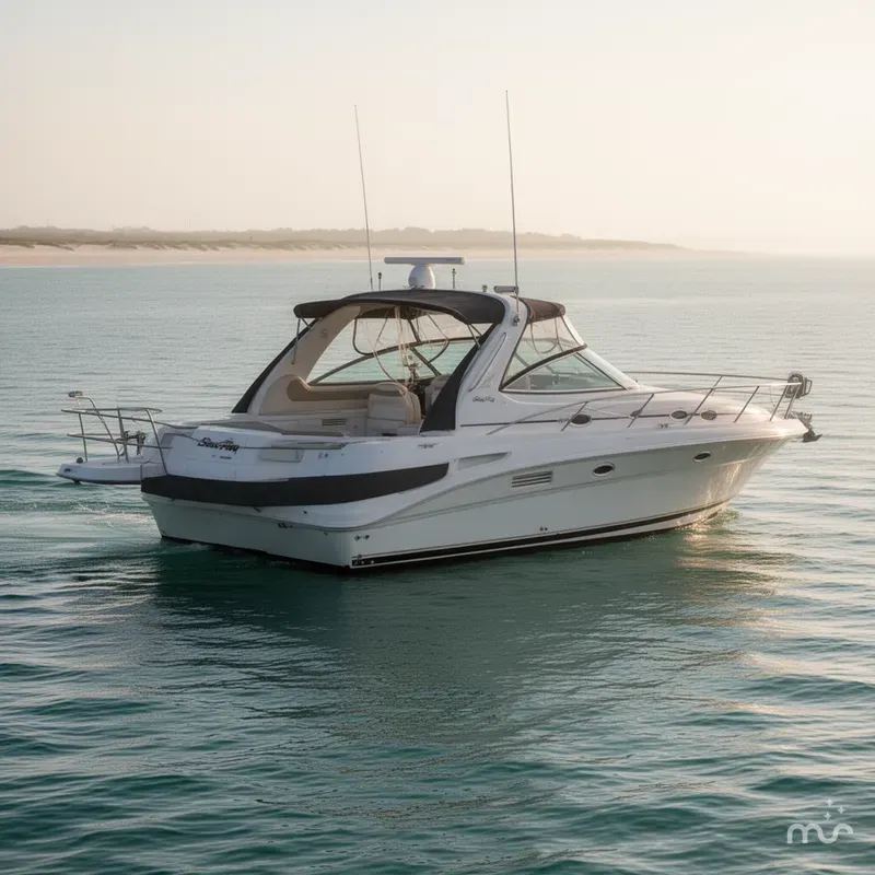 Slide: The Image of Sea Ray 410 Express Cruiser 1999 - 2