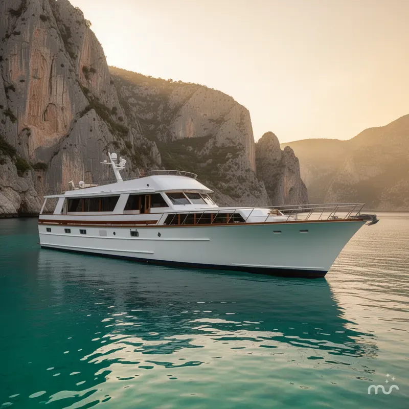 Slide: The Image of McQueen Flush Deck Motoryacht 1984 - 4