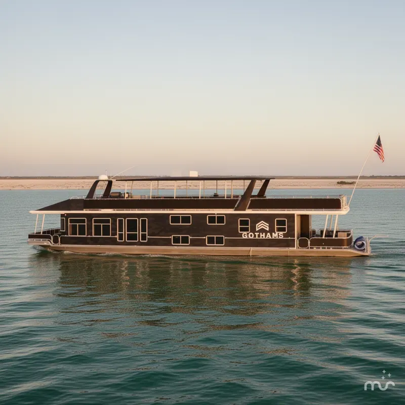 Slide: The Image of Sharpe 87' Houseboat 2001 - 2