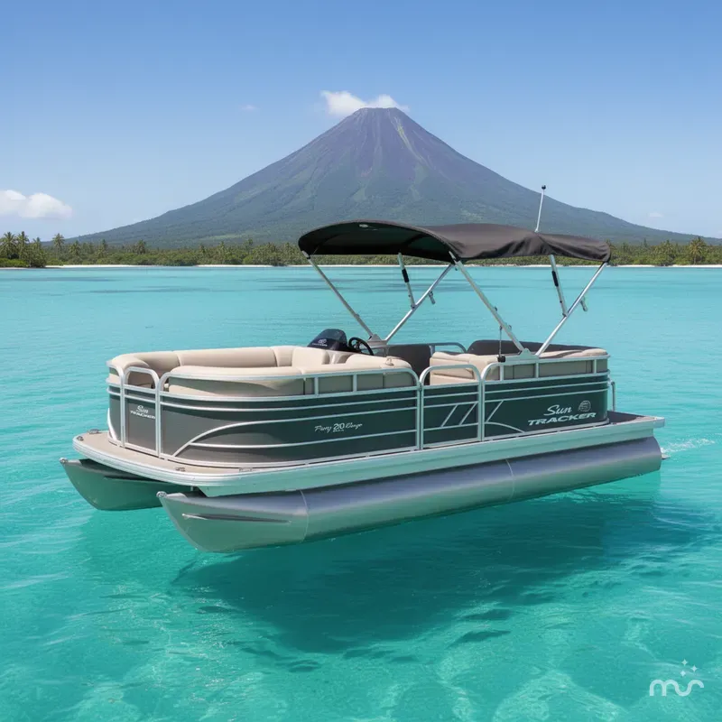 The Image of Sun Tracker Party Barge 20 DLX 2023 - 0