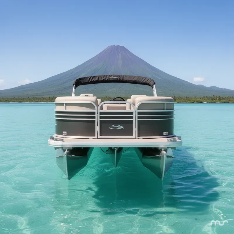 Slide: The Image of Sun Tracker Party Barge 20 DLX 2023 - 1