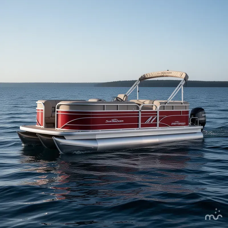Slide: The Image of Sun Tracker Party Barge 20 DLX 2023 - 0