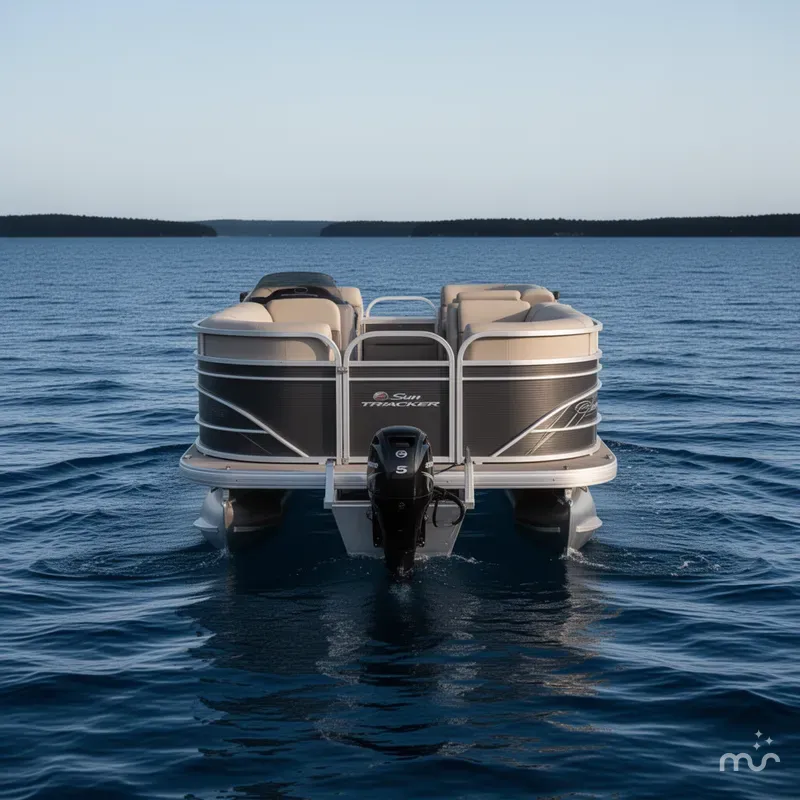 Slide: The Image of Sun Tracker Party Barge 20 DLX 2023 - 2