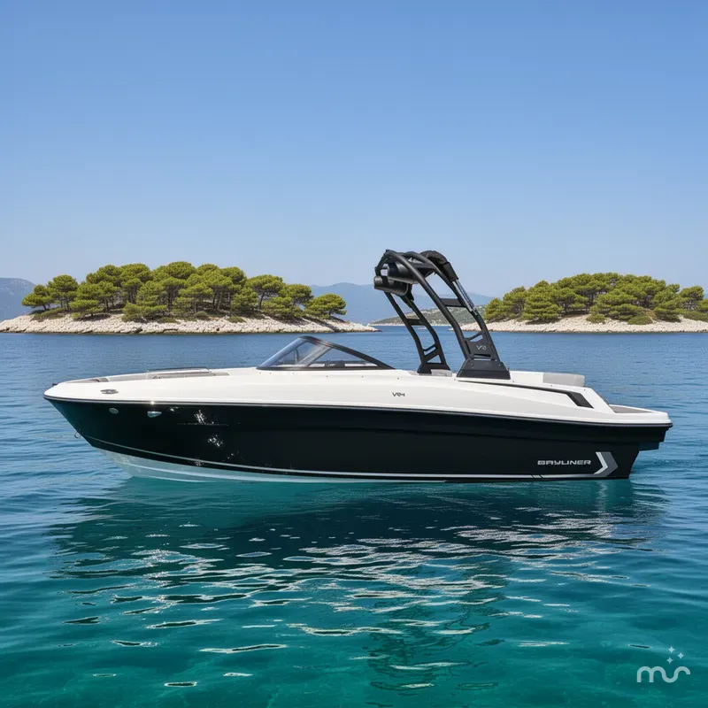 Slide: The Image of Bayliner VR4 Bowrider w/ 200HP Mercruiser! 2023 - 2