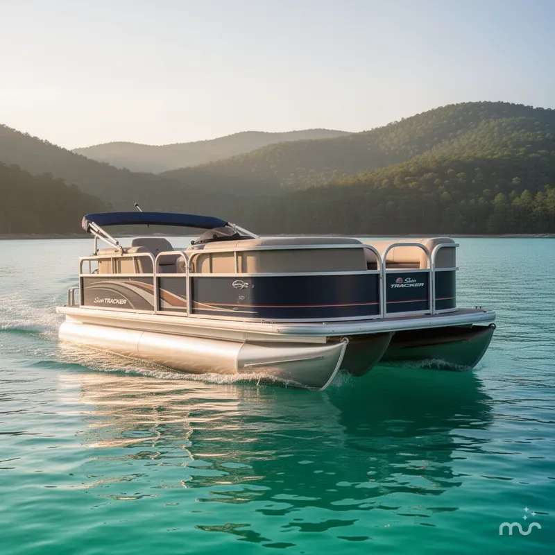 The Image of Sun Tracker Party Barge 18 DLX 2019 - 0
