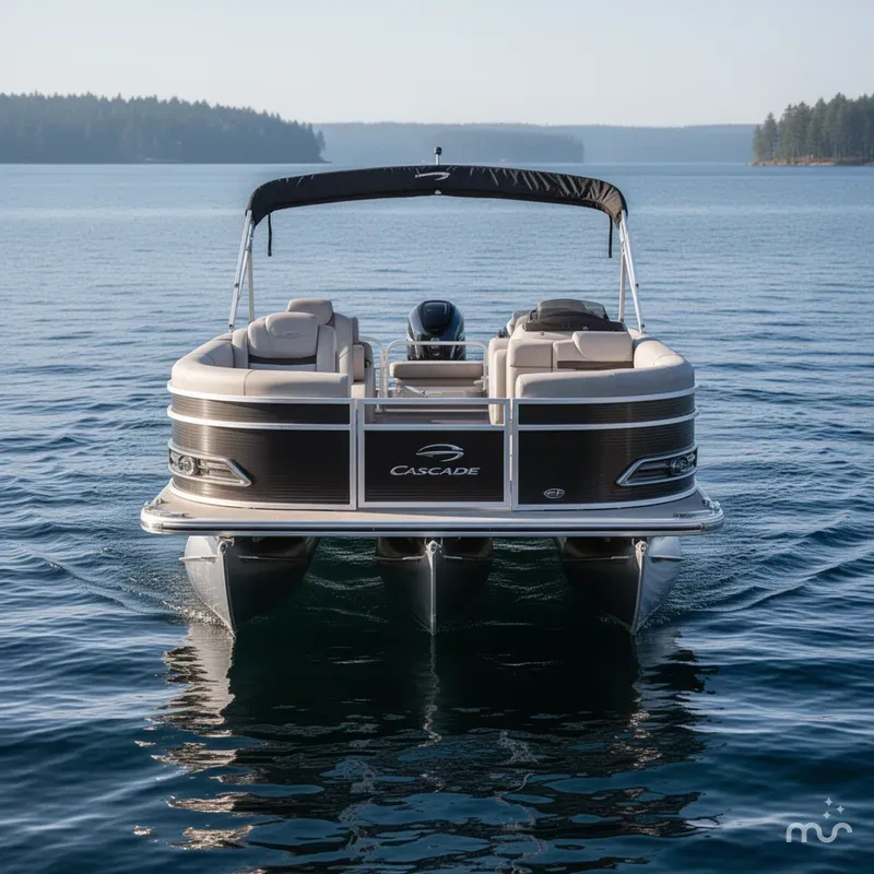 Slide: The Image of Tahoe Cascade 2385 Rear Fish Tritoon & 150HP 4-Stroke EF 2023 - 1