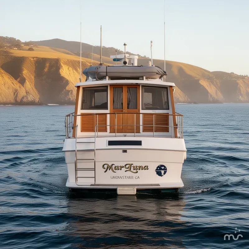 Slide: The Image of Gulfstar 49 Motor Yacht 1984 - 2