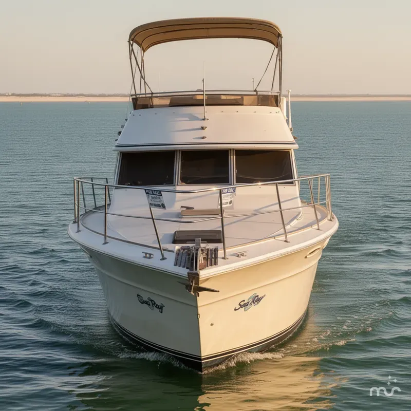 Slide: The Image of Sea Ray 355T Trawler 1982 - 1
