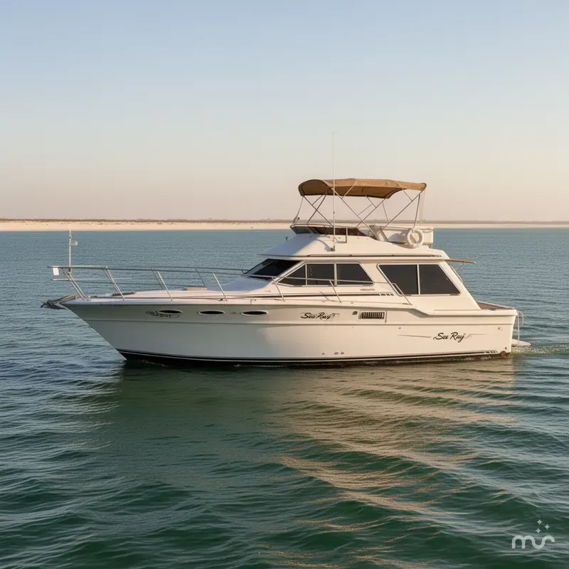 Slide: The Image of Sea Ray 355T Trawler 1982 - 2
