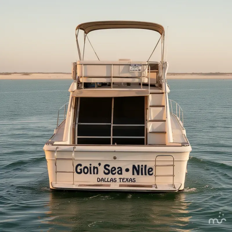 Slide: The Image of Sea Ray 355T Trawler 1982 - 3