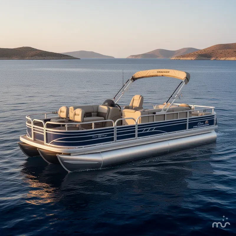 The Image of Sun Tracker Fishin' Barge 22 DLX 2023 - 0