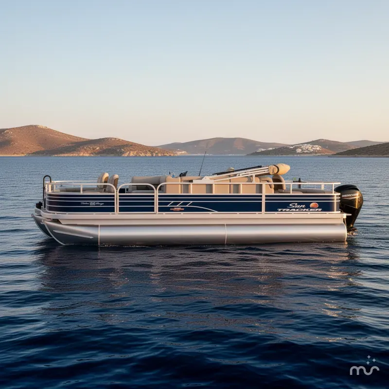 Slide: The Image of Sun Tracker Fishin' Barge 22 DLX 2023 - 2