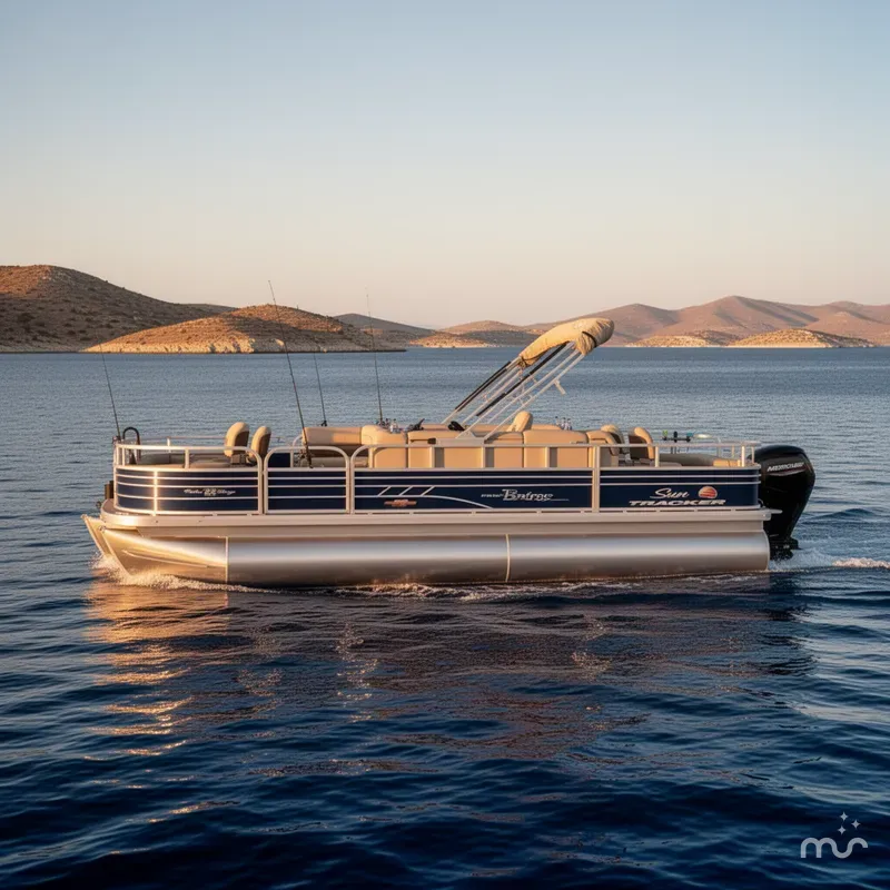 Slide: The Image of Sun Tracker Fishin' Barge 22 DLX 2023 - 4