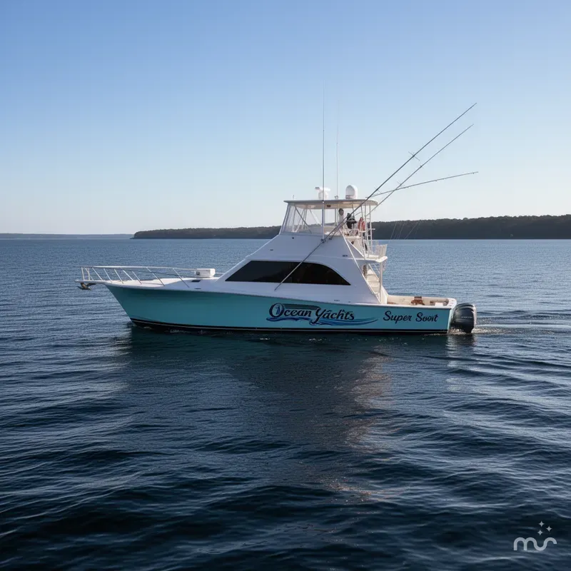 Slide: The Image of Ocean Yachts 48 Super Sport 1990 - 2