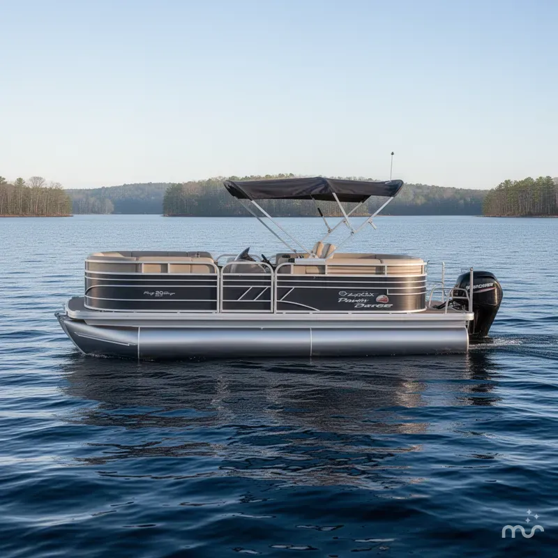 Slide: The Image of Sun Tracker Party Barge 20 DLX 2023 - 0
