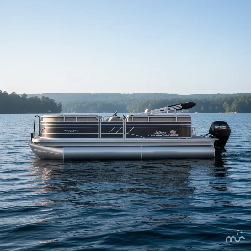 Slide: The Image of Sun Tracker Party Barge 20 DLX 2023 - 1