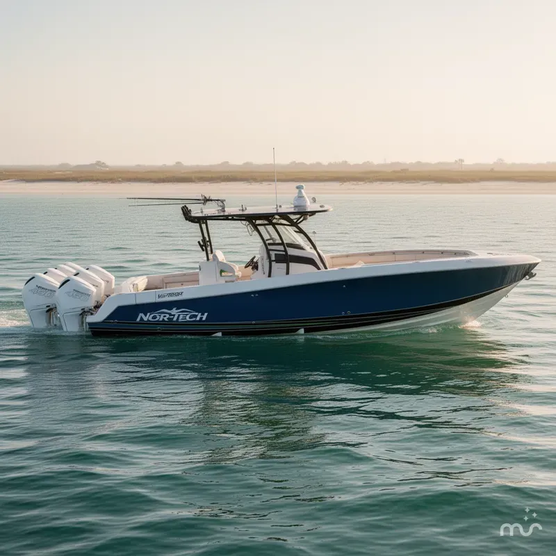 Slide: The Image of Nor-Tech 390 Center Console 2020 - 0