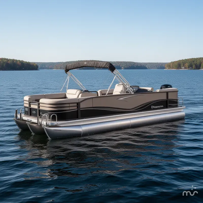 Slide: The Image of Premier 220 Gemini Pontoon 2022 - 0